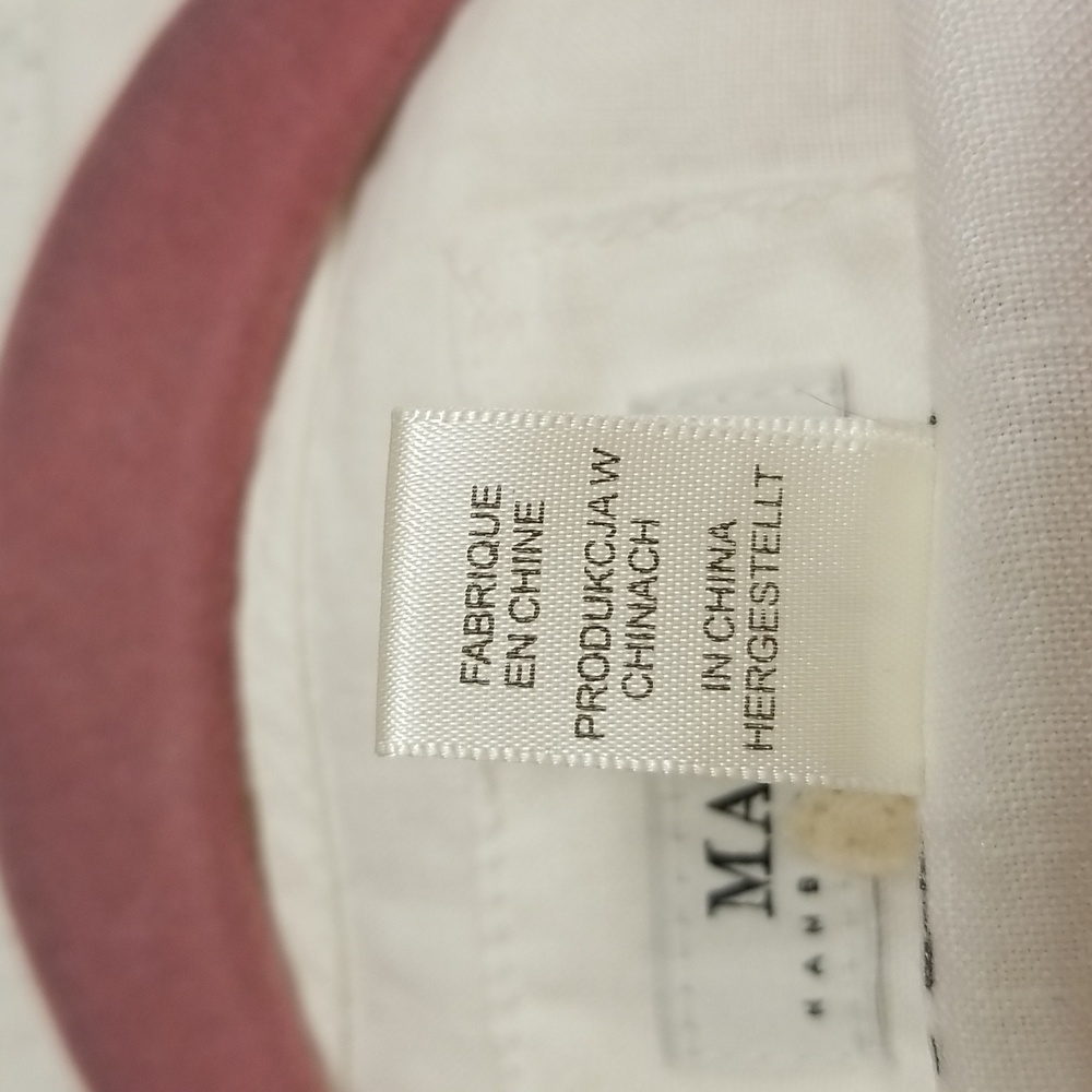 💛Malvin I 🖤 Linen Tunic / Coverup with Crochet Neckline - Picture 9 of 13